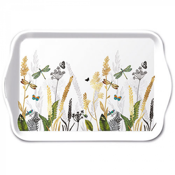 Ambiente Tray Ornamental Flowers 13x21cm | Ambiente