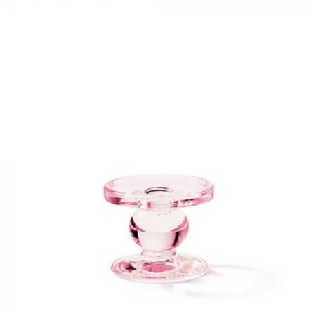 Ambiente kandelaar glas Rose Ø9xh7cm | Ambiente
