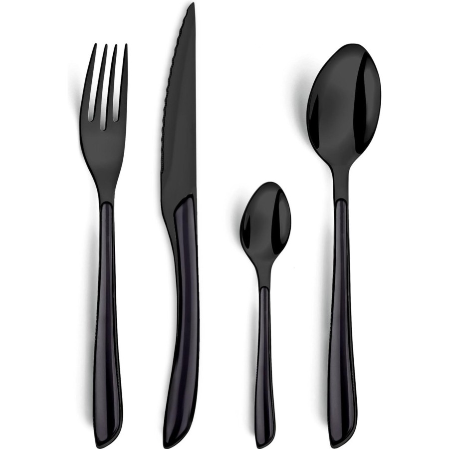 Amefa Bestekset Lumino 6 Delig Zwart | Amefa