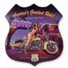 America's greatest ride wandplaat | DecoImport