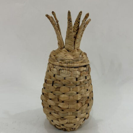 Ananas mand riet/rotan 30cm opberg | CosyDecor