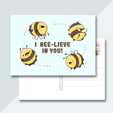 Ansichtkaart - Beelieve (LIMITED!) | CutieSquad