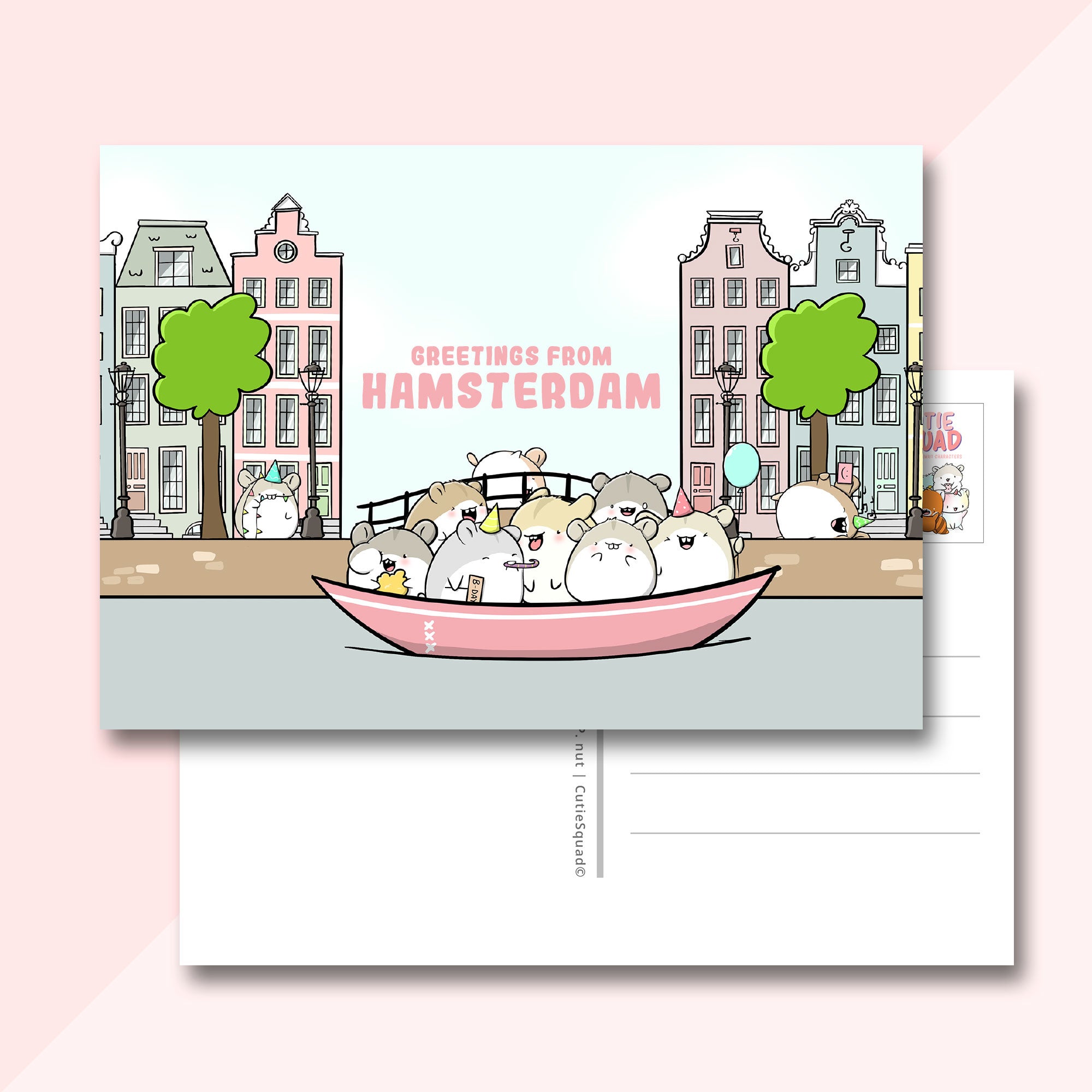 Ansichtkaart - Hamsterdam (LIMITED!) | CutieSquad