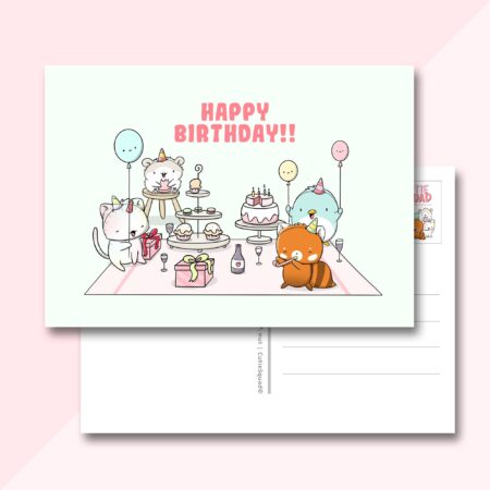 Ansichtkaart - Happy Birthday (LIMITED!) | CutieSquad