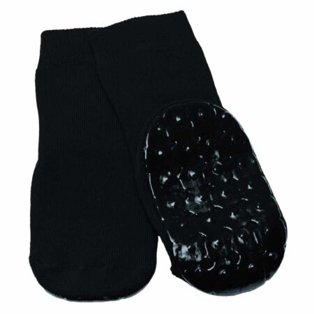 Anti-slip sokken | Kleur: Zwart | Maat: 35 - 38 | Rubberen onderlaag | Wasmachine wasbaar | Able2 | Able2
