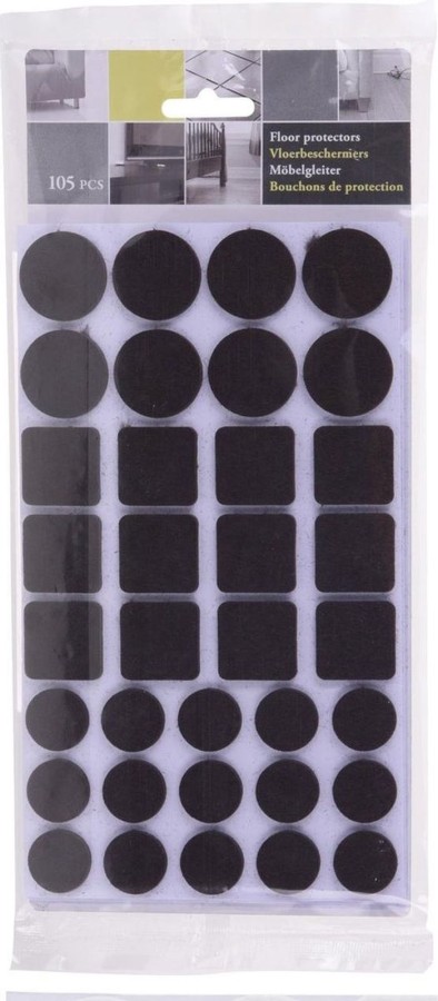 Antislip Set 105 Delig Wit of Zwart |