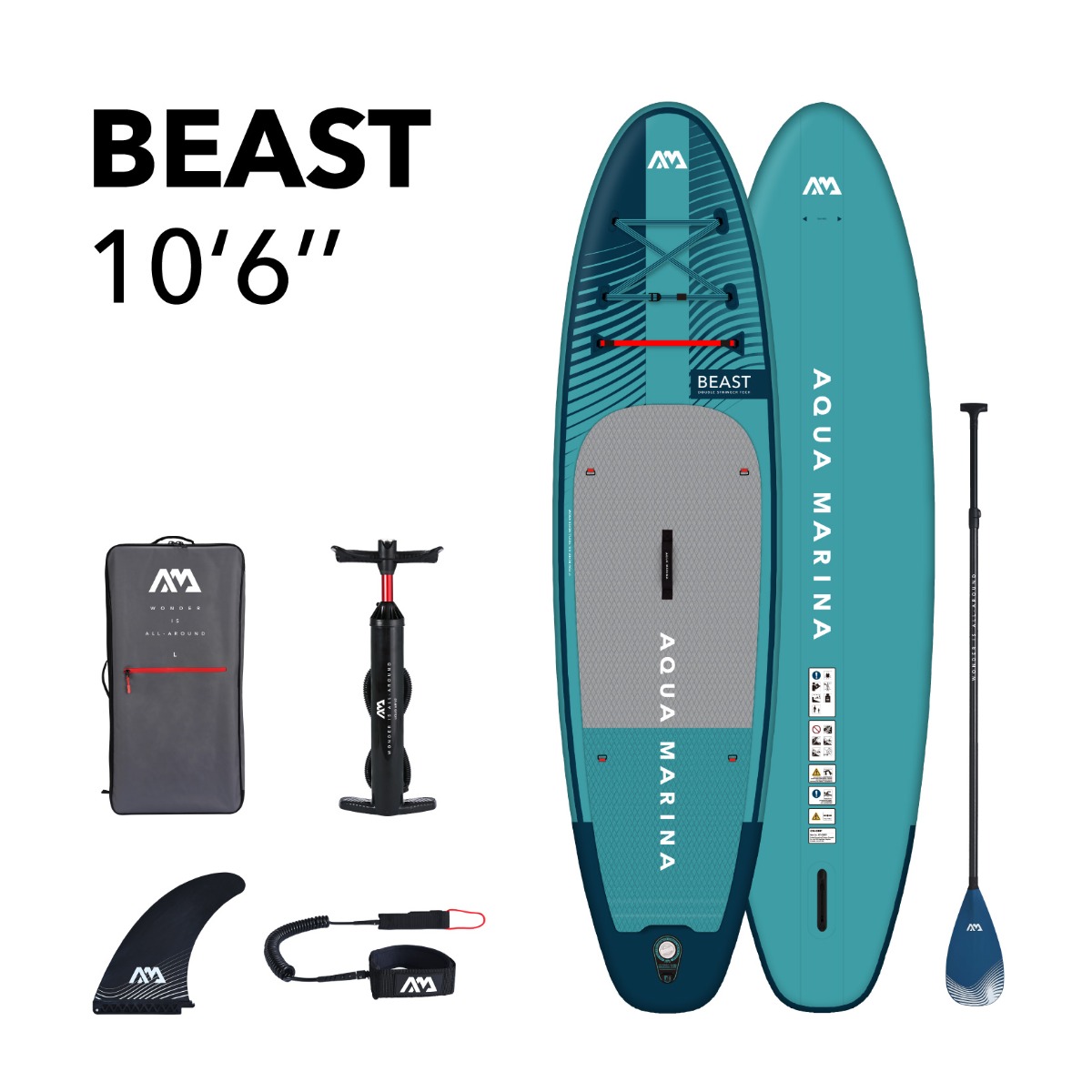 Aqua Marina Beast opblaasbaar supboard set | Aqua Marina