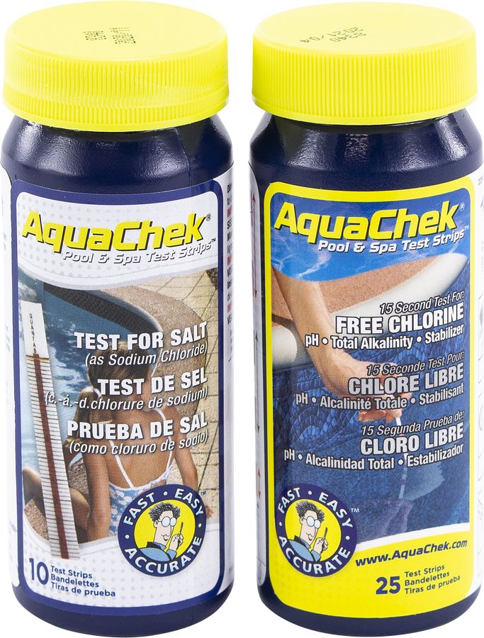 AquaChek teststrips + teststrips voor zoutwaterzwembaden | Aquachek