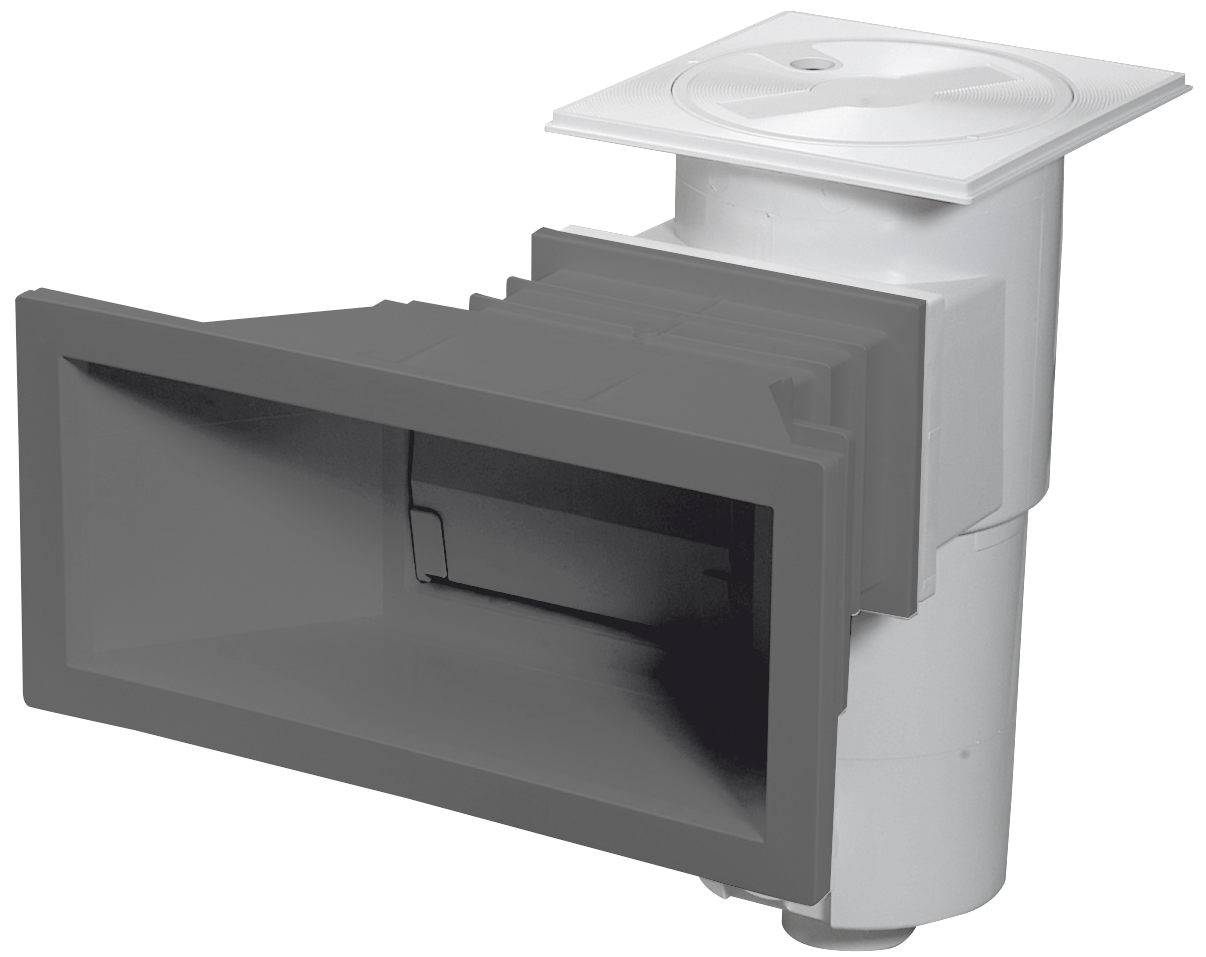 Aquareva Skimmer brede zuigmond - Antraciet | Aquareva