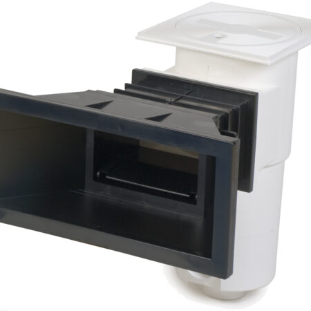 Aquareva Skimmer brede zuigmond - Zwart | Aquareva