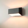 Ara nero oro by LUSENZ - Langwerpige wandlamp met up and downlight