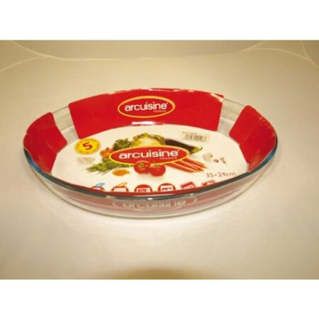 Arcuisine ovale schaal 35x24 cm glas | Pyrex