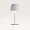 Arielleo M - Paddenstoel lamp oplaadbaar Wit 30 cm - Draadloze tafellamp - Nachtkast lamp - Scandinavisch design - Dimbaar - USB-C - 3000K/4500K/6000K | LUSENZ