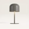 Ariello S - Paddenstoel lamp oplaadbaar Beige 25 cm - Draadloze tafellamp - Dressoir lamp - Scandinavisch design - Dimbaar - USB-C - 3000K/4500K/6000K | LUSENZ