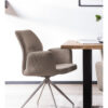 Artistiq Draaibare Eetkamerstoel Meika Structuurstof - Bruin | Artistiq Living