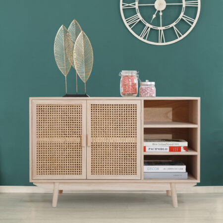 Artistiq Dressoir Hanny 100cm rotan / webbing - Hout | Artistiq Living