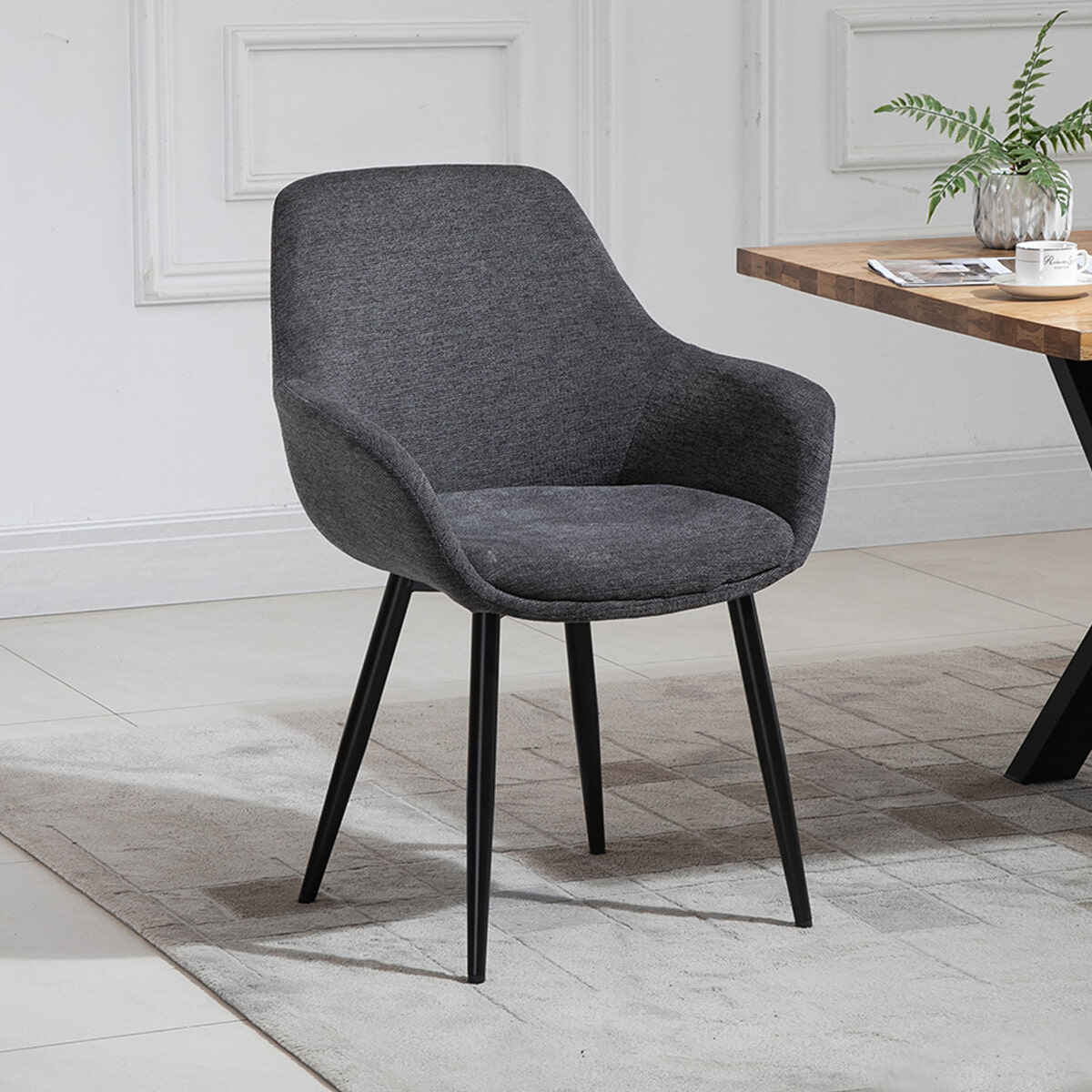 Artistiq Eetkamerstoel Matteo - antraciet | Artistiq Living