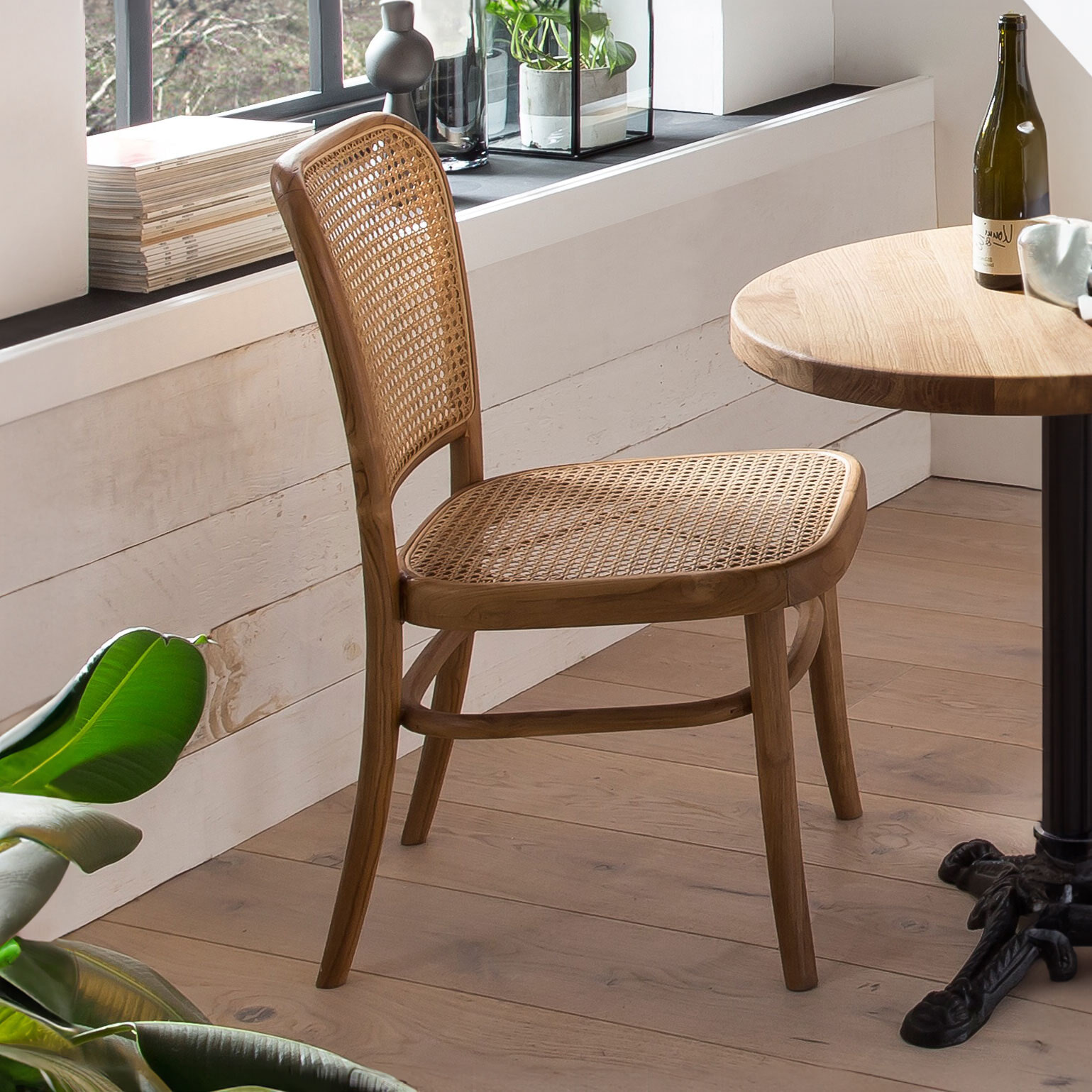 Artistiq Eetkamerstoel Takeshia Teak en rotan - Hout | Artistiq Living