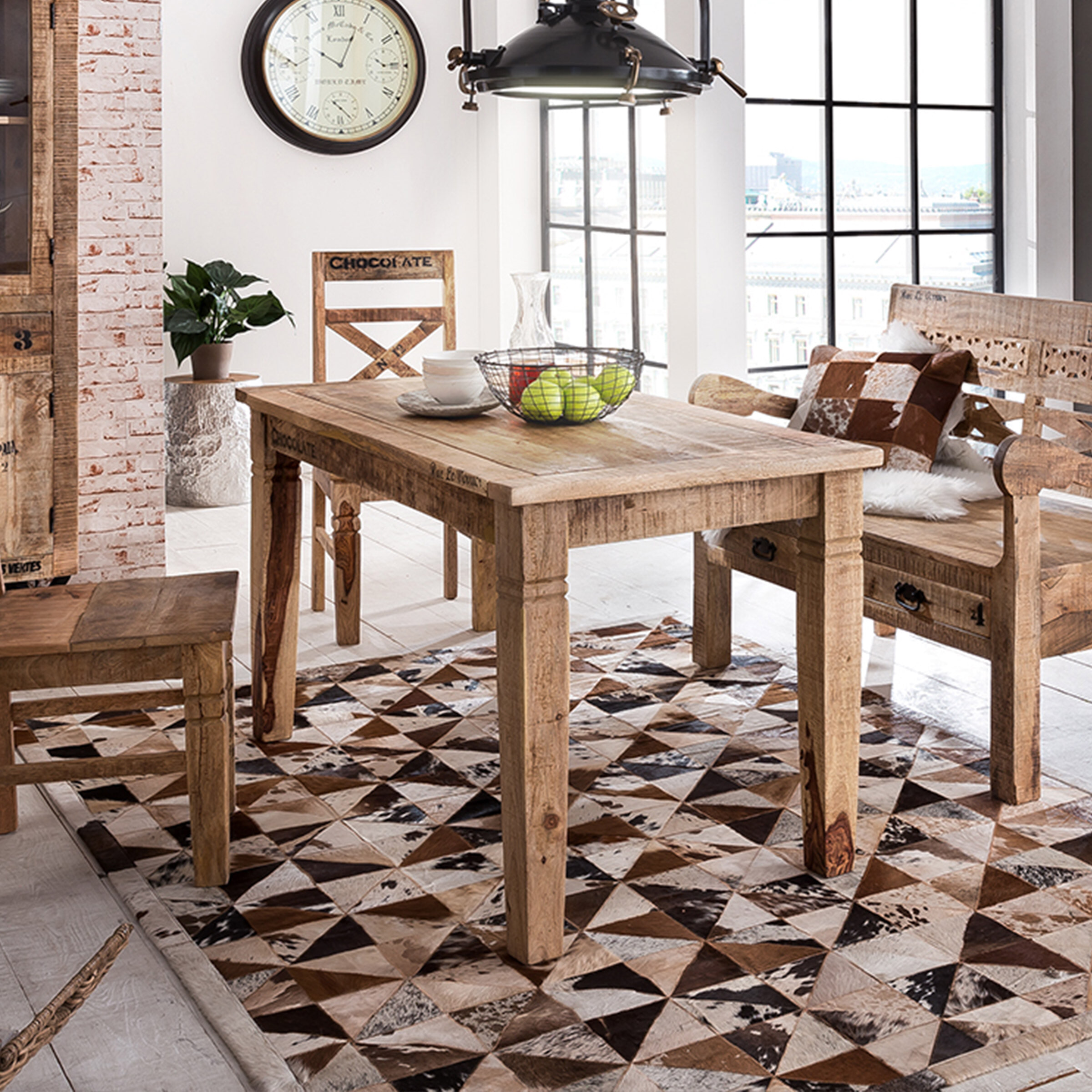 Artistiq Eettafel Armin 140 x 70cm - Hout | Artistiq Living