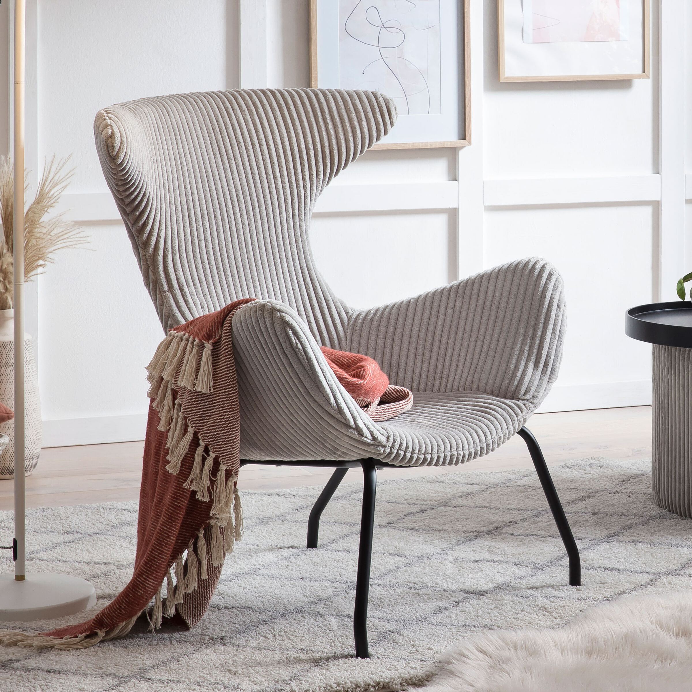 Artistiq Fauteuil Ariel Rib - grijs | Artistiq Living