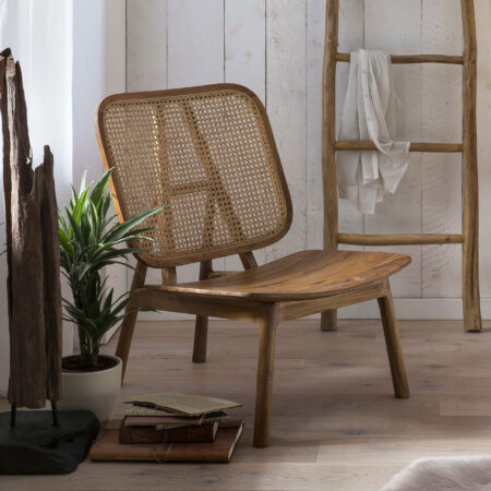 Artistiq Fauteuil Takeshia Teak en rotan - Hout | Artistiq Living