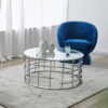 Artistiq Living Salontafel Marico 90cm - Zilver - Rond | Artistiq Living