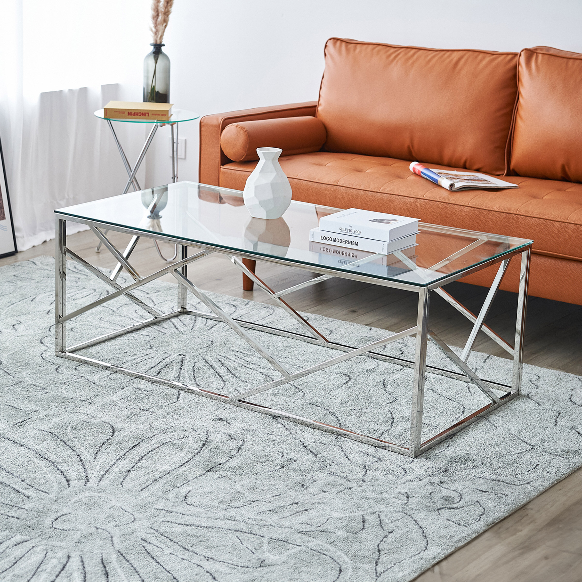 Artistiq Living Salontafel Mischa 120 x 60cm - zilver | Artistiq Living