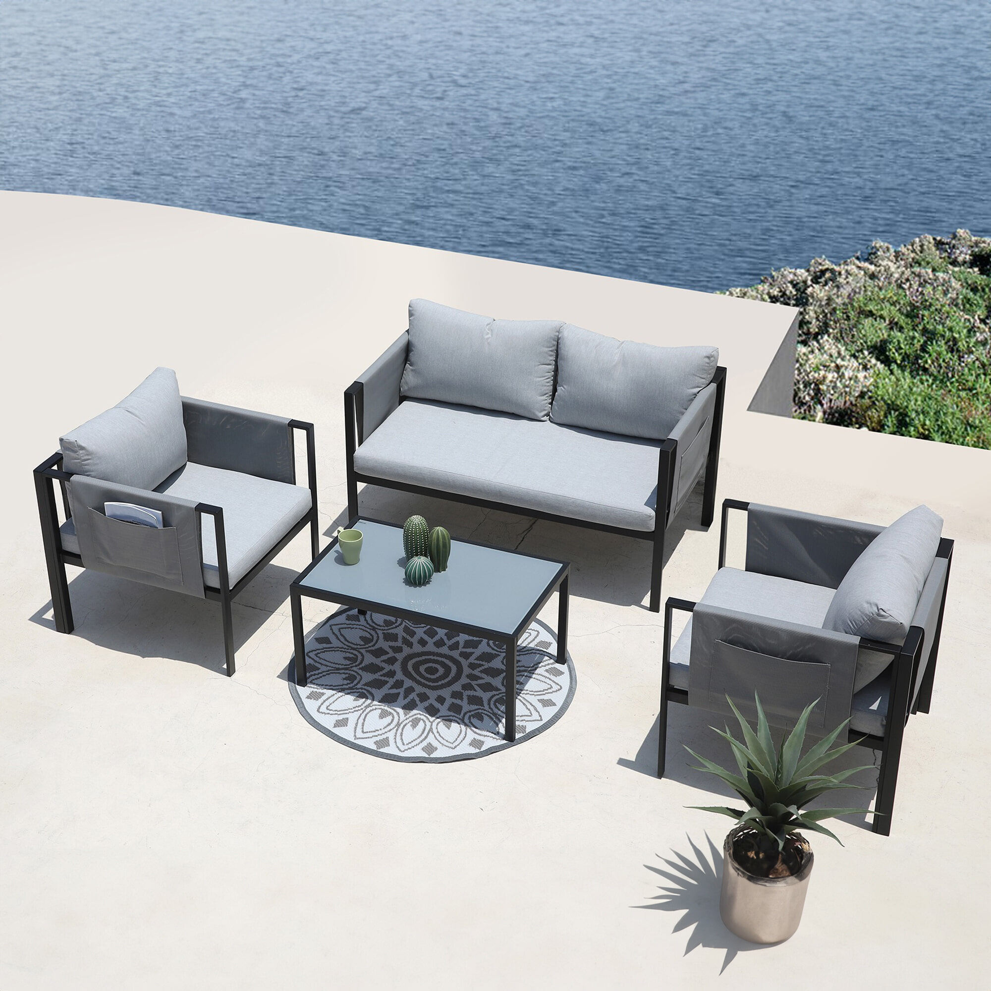 Artistiq Loungeset Charlett - Grijs | Artistiq Living