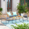 Artistiq Loungeset Marcelo Tafel + 2 stoelen + bank