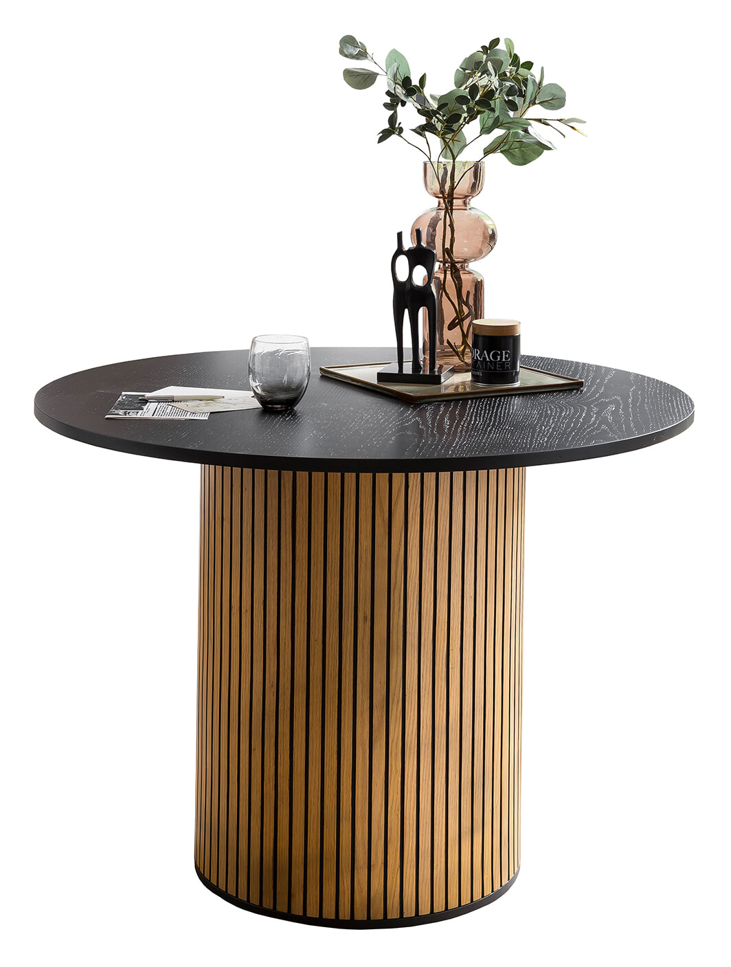 Artistiq Ronde Eettafel Shoua Eiken