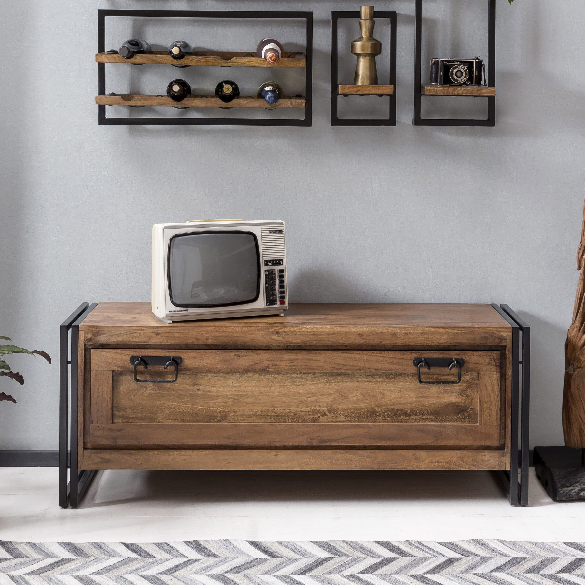 Artistiq Schoenenkast Panama 130cm - Zwart | Artistiq Living