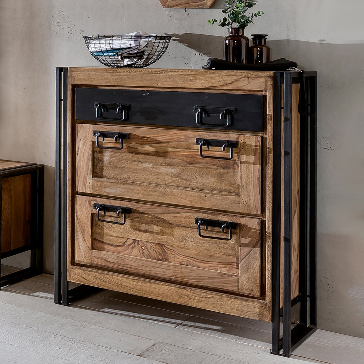 Artistiq Schoenenkast Panama 80cm - Zwart | Artistiq Living