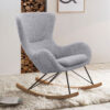 Artistiq Schommelstoel Chanequa Teddy - Lichtgrijs | Artistiq Living