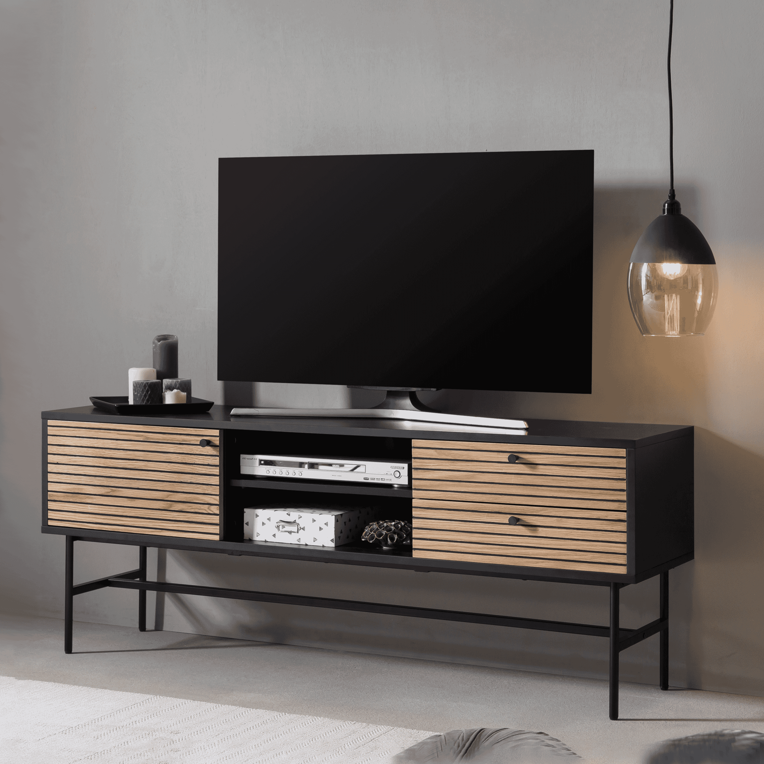 Artistiq TV-meubel Sega 150cm - Zwart | Artistiq Living