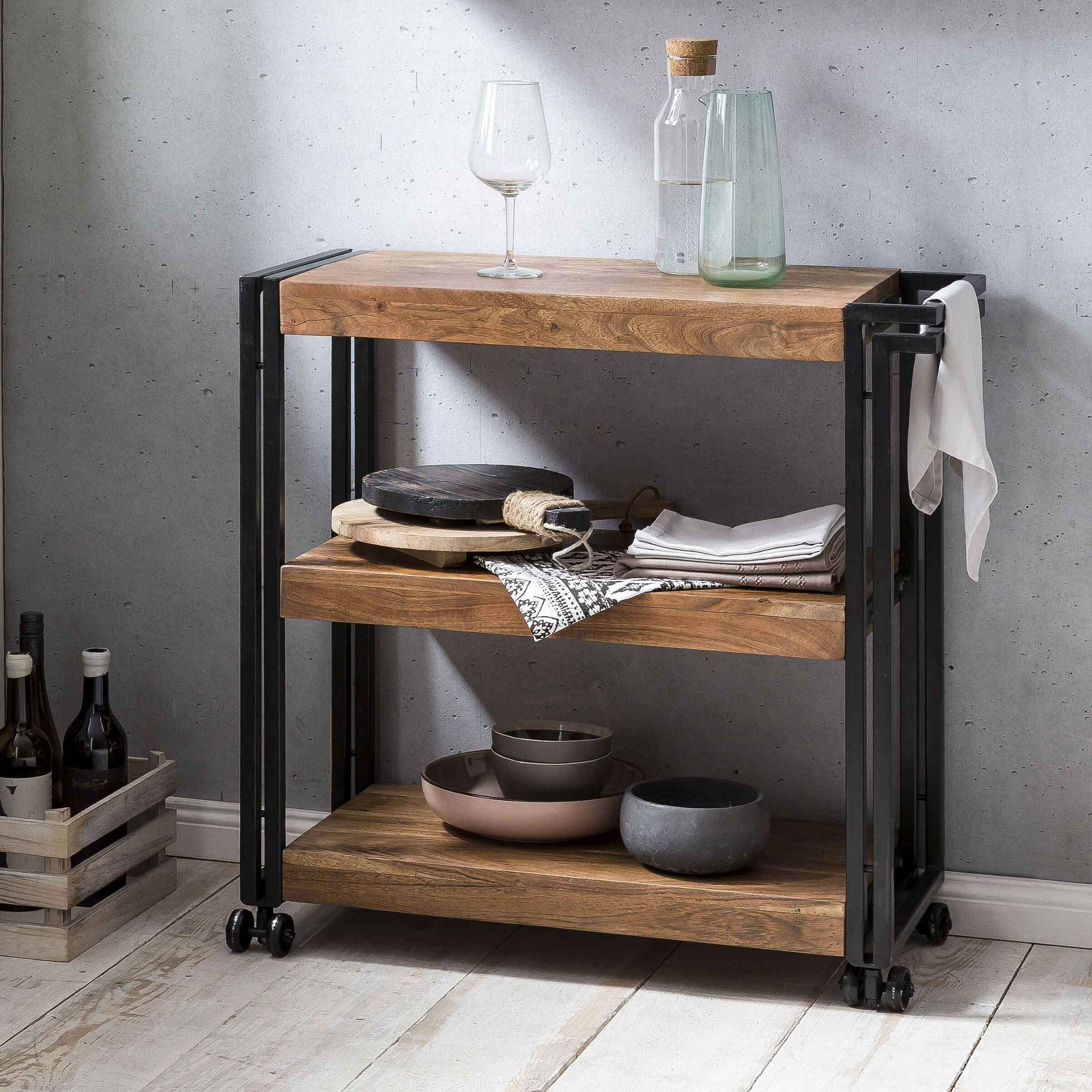 Artistiq Trolley Panama 80 x 80 cm - Bruin | Artistiq Living
