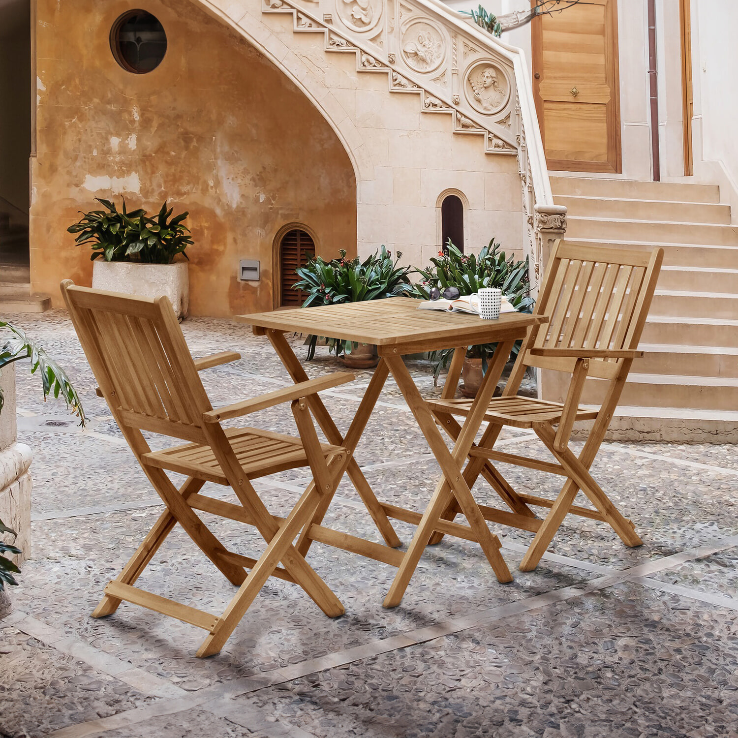 Artistiq Tuinset Larissa 2 stoelen + 1 tafel