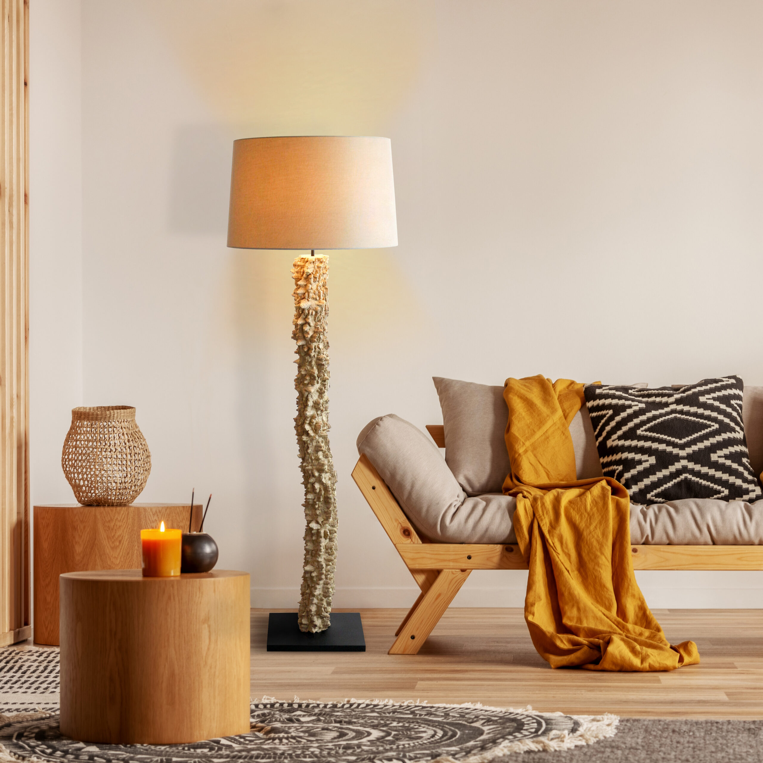 Artistiq Vloerlamp Falon Drijfhout - Wit | Artistiq Living
