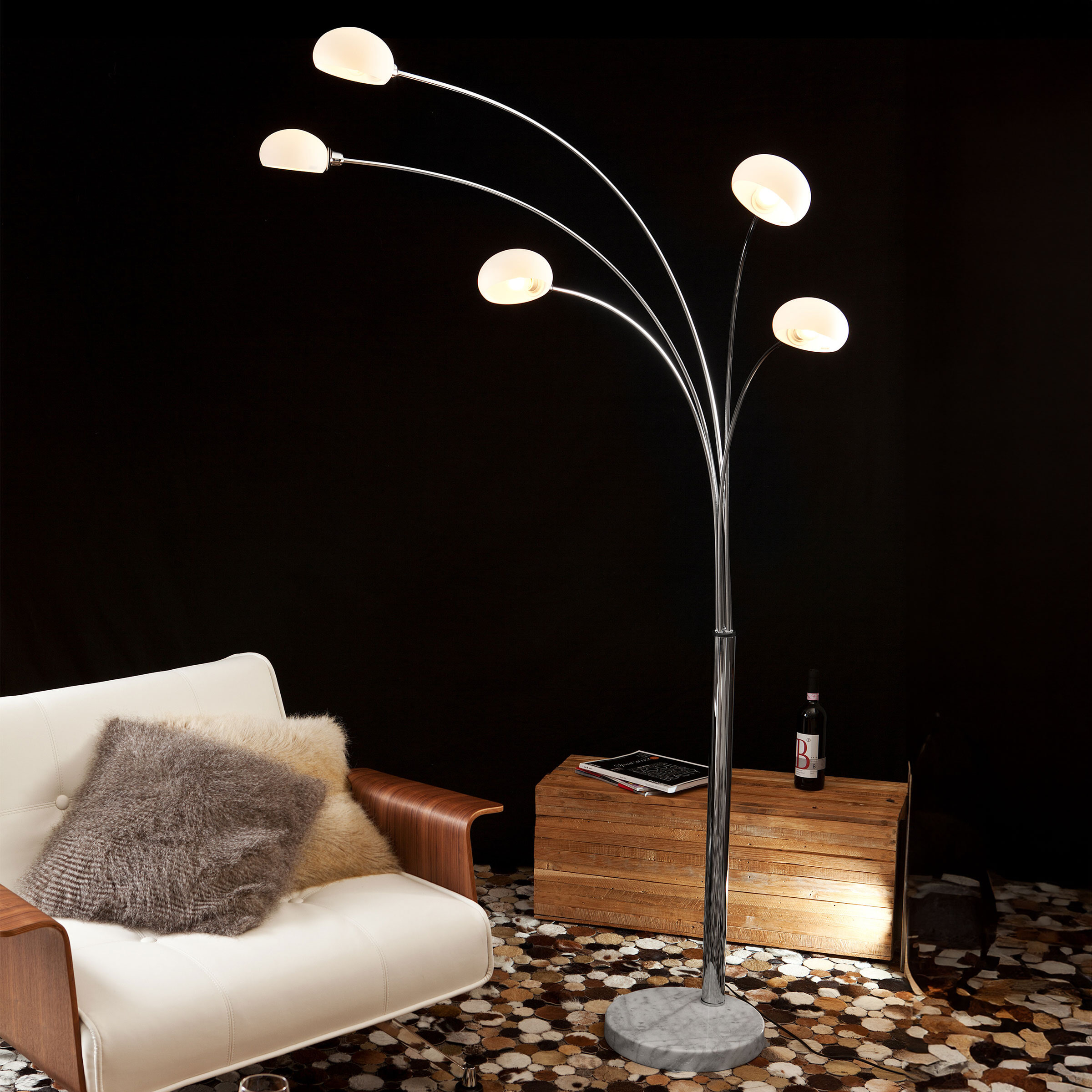 Artistiq Vloerlamp Natasha 210cm hoog - Metaal | Artistiq Living