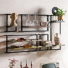 Artistiq Wandrek Shakim Set van 5 stuks - Bruin | Artistiq Living