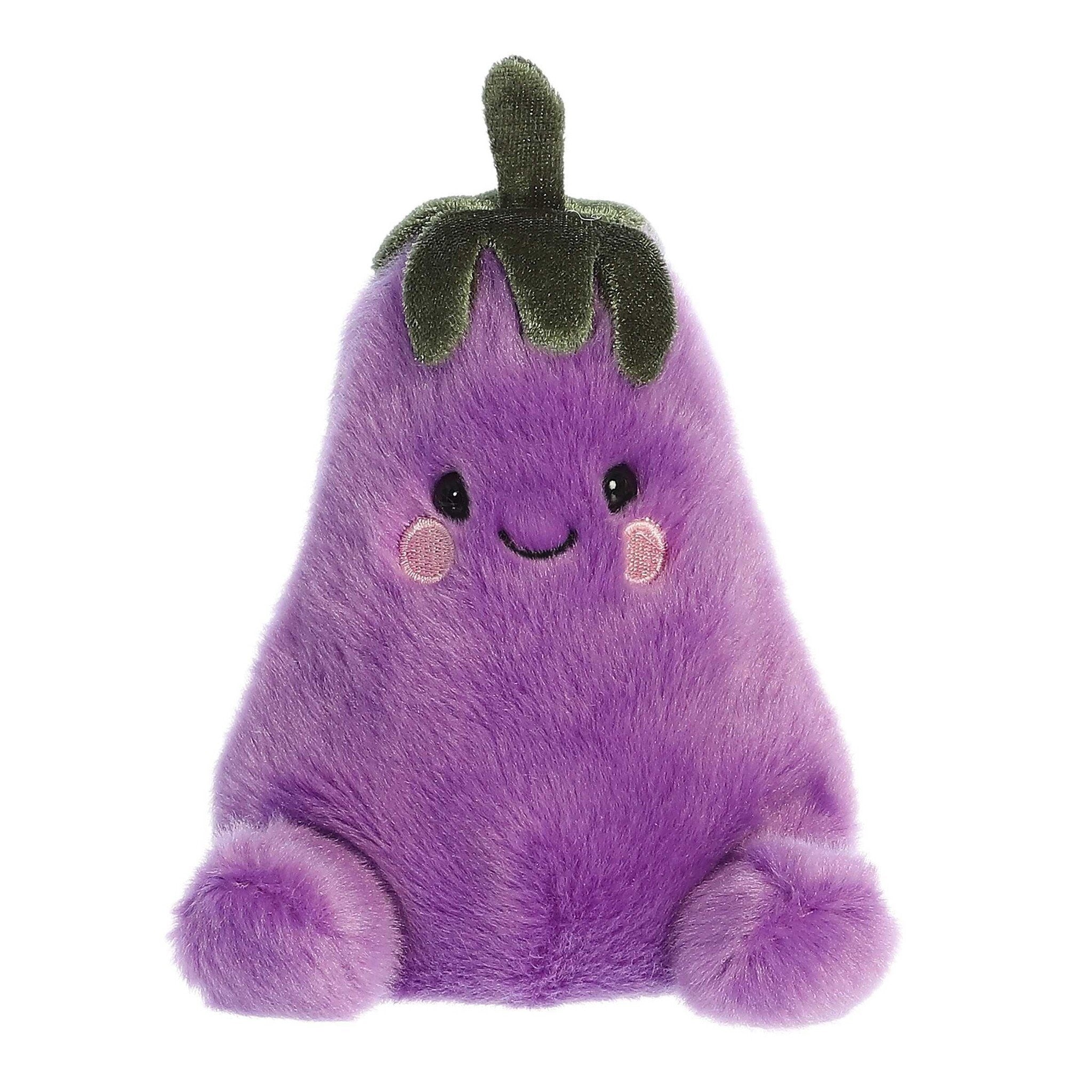 Aubergine knuffeltje 13 cm - Palm Pals | Palm Pals