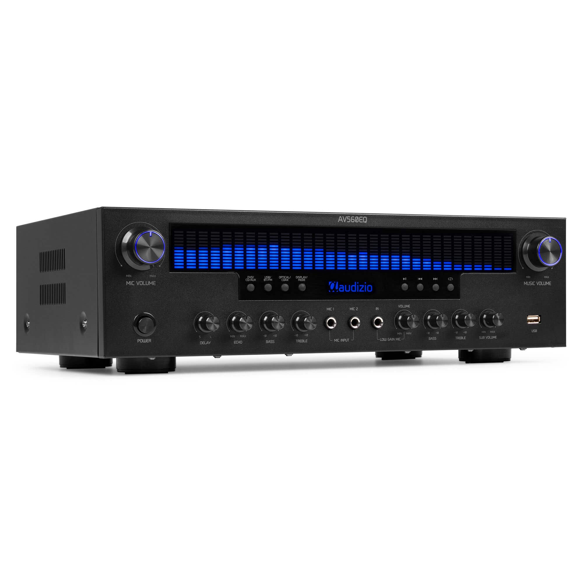 Audizio AV560EQ 5.1 versterker - Surround versterker met Bluetooth - | Audizio