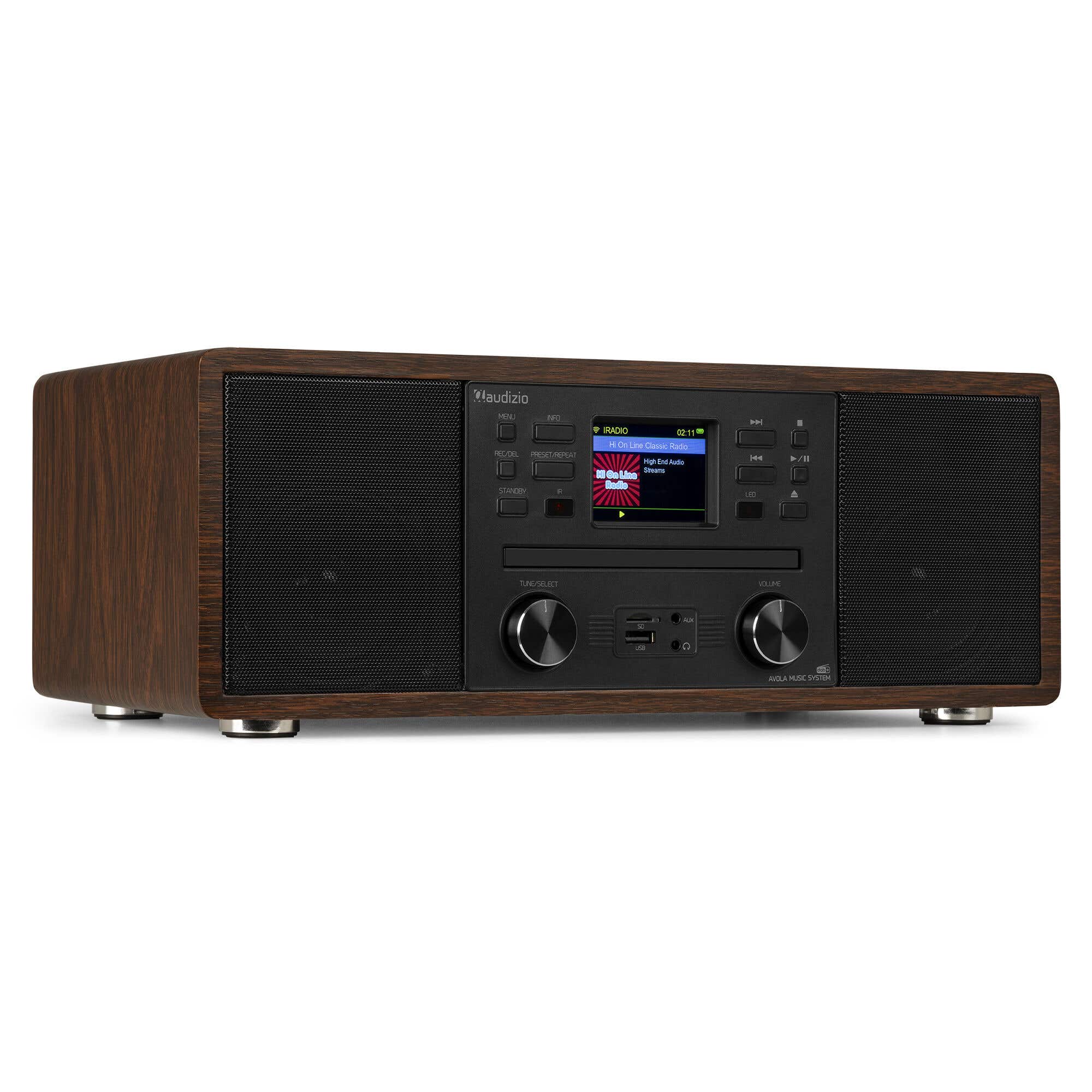 Audizio Avola alles-in-één wifi radio - Internet radio met CD-speler