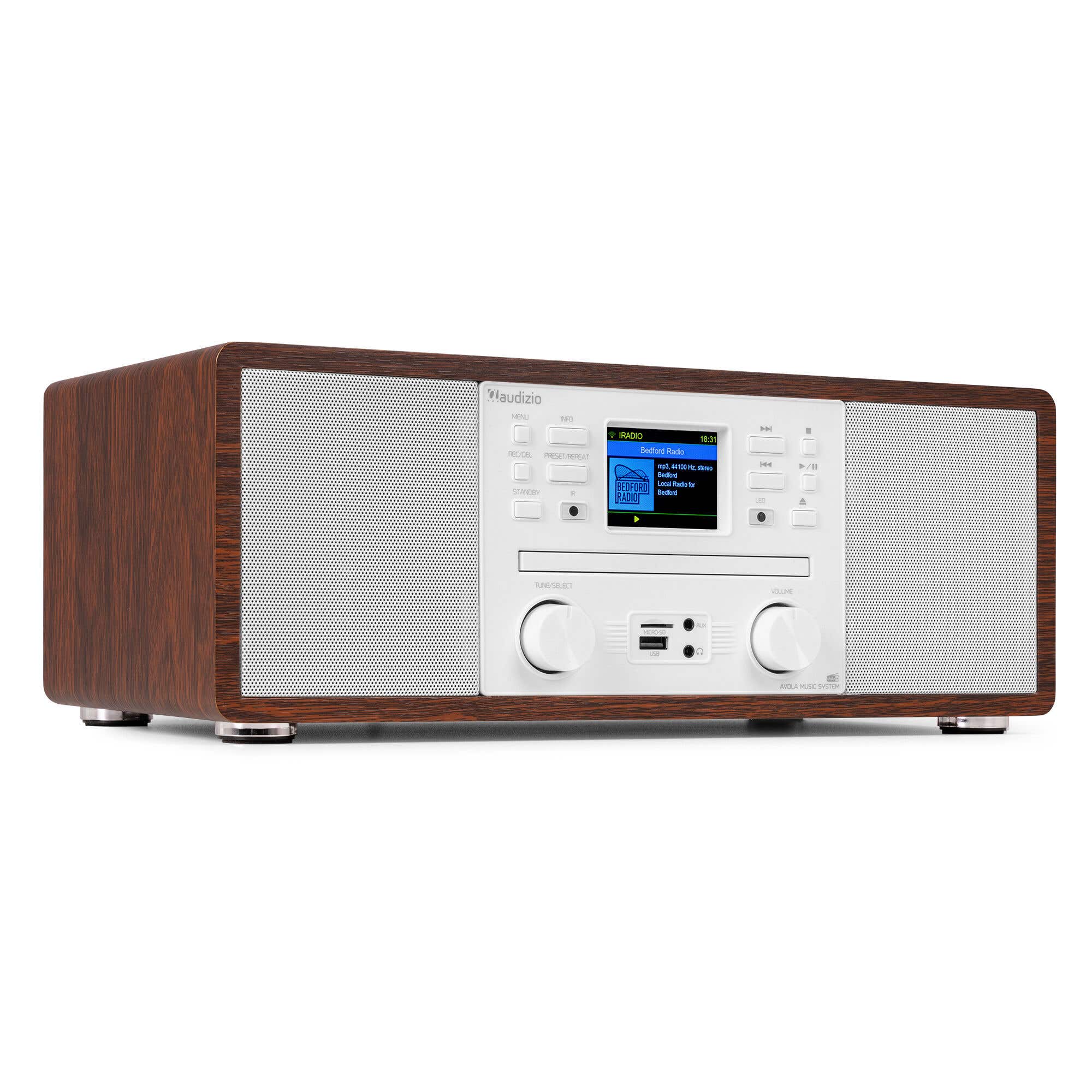 Audizio Avola alles-in-één wifi radio - Internet radio met CD-speler
