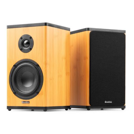 Audizio BS20 boekenplank speakers - Draadloze boxen met oplaadbare | Audizio