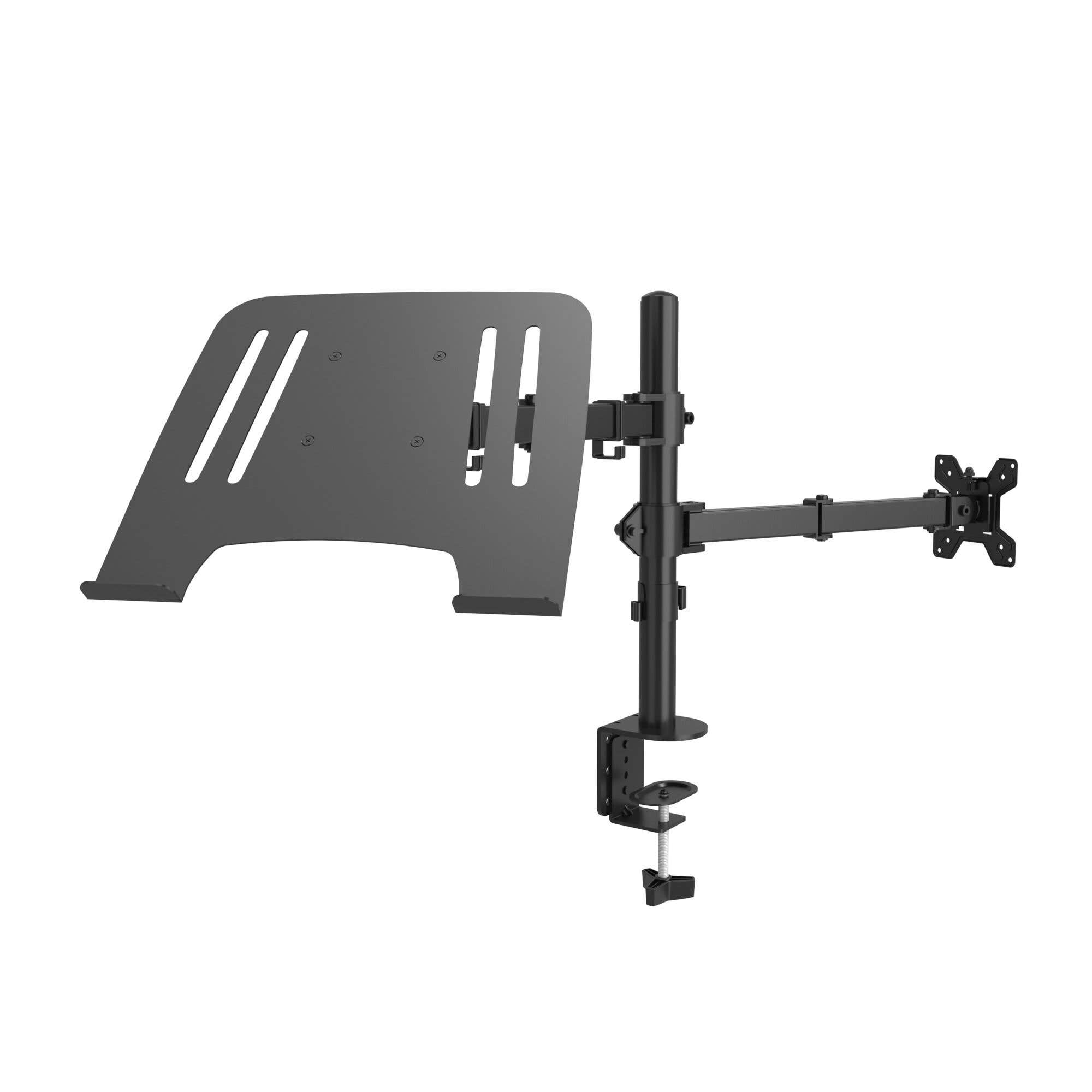 Audizio CMA10L monitor arm met laptopstandaard - Universele monitor | Audizio