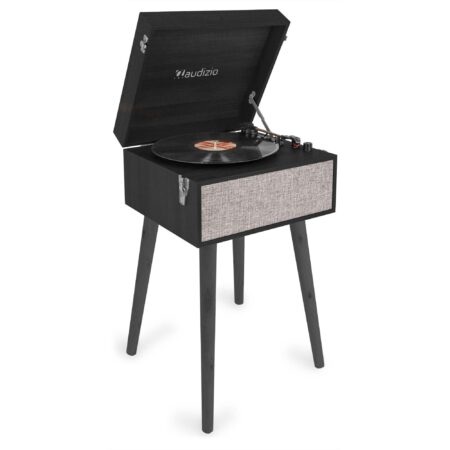 Audizio Fremont retro platenspeler met meubel - Platenspeler Bluetooth | Audizio