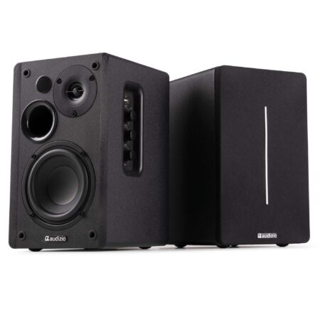 Audizio KS01B HiFi speaker set - Boekenplank speakers - Met Bluetooth | Audizio