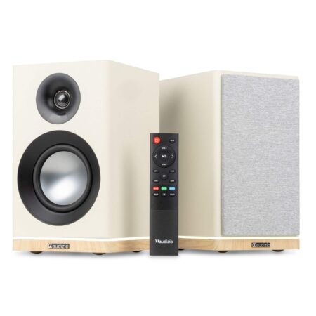 Audizio KS12 actieve HiFi luidsprekerset - HDMI en Bluetooth - Warmwit | Audizio
