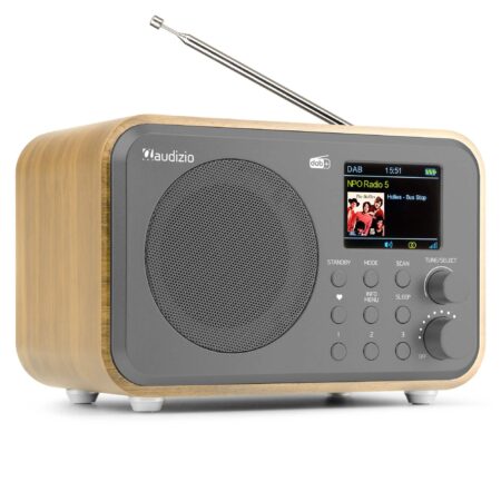Audizio Milan draagbare DAB radio met Bluetooth