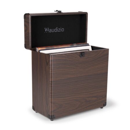 Audizio RC32 Vinyl Platenkoffer voor max 30/35 platen - Houtlook | Audizio